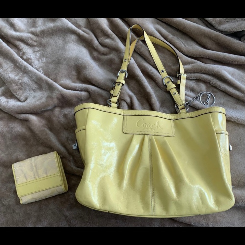 Coach purse and wallet